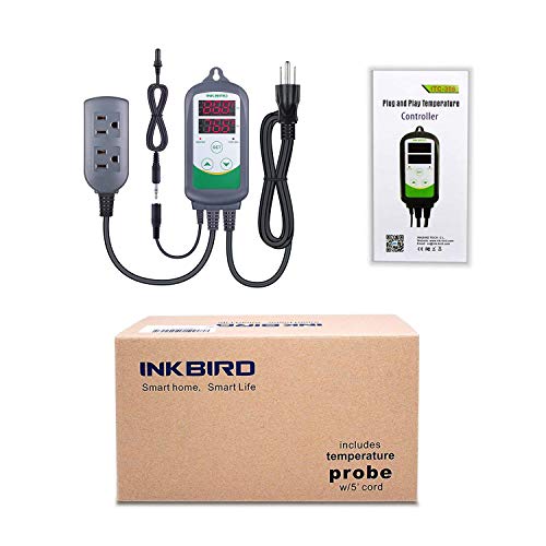 Inkbird ITC308S Temperature Controller for Aquarium with Submersible
