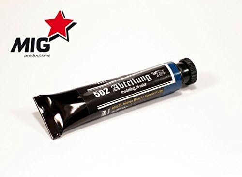 Mig Productions 502 Abteilung Oils Colors- Intense Blue for German Grey #ABT-235