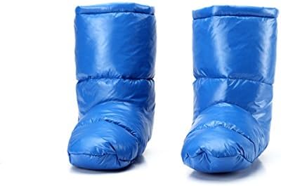 MEREDY Unisex Foot Warmers Lightweight Down Slippers For Camping,Soft Warm Socks Slippers Toasty Booties For House