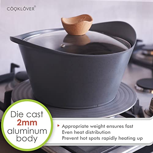 Cookware Set Nonstick 100 PFOA Free Induction Pots and Pans Set with