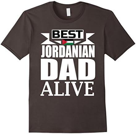 Mens Storecastle: Jordanian Dad Father's Day Jordan Flag T-Shirt 3XL Asphalt