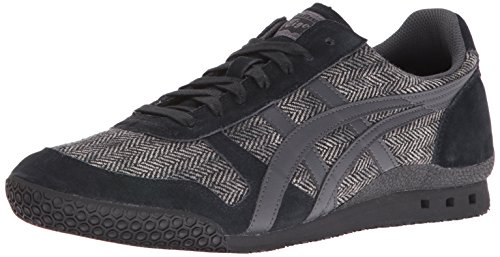 Onitsuka Tiger Men's Ultimate 81 Fashion Sneaker, Black/Dark Grey, 4 M US