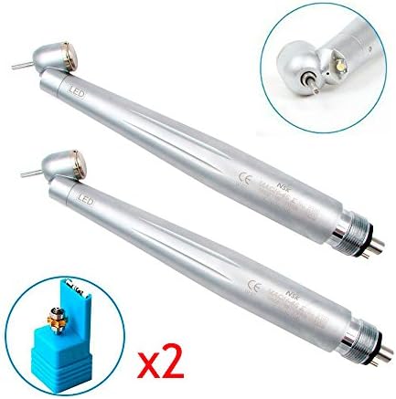 High Speed LED Hand Tool Set Push Button 4 Holes (Pack of 2) with Bearings