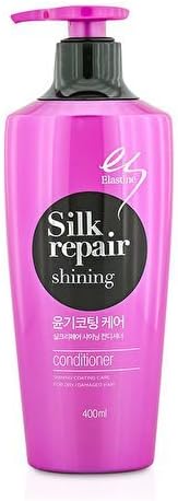 Elastine Silk Repair Shining Shining Coating Care Conditioner (For Dry, Damaged Hair) 400ml by Elastine