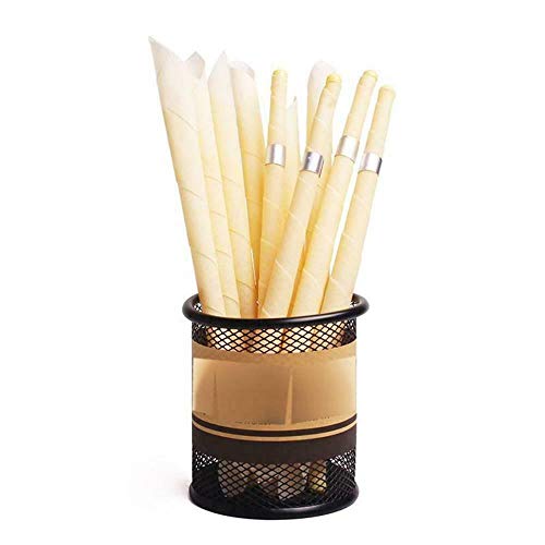 10 Pack Ear Candlles, 100% Beeswax Original Kit with 5 Discs