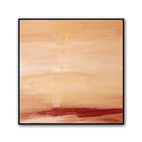Framed Canvas Wall Art Abatract Color Canvas Prints Home Artwork Decoration for Living Room,Bedroom - 16x16 inches
