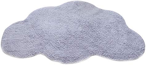 Haodene Baby Nursery Rugs Creeping Crawling Mat - 95 Cotton - Cloud Shaped Anti-slip Game Mat Sleeping Rugs for bedrooms - 100cm65cm