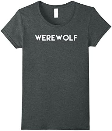 Womens WEREWOLF T-Shirt Large Dark Heather