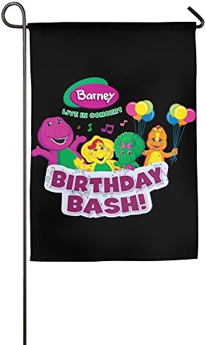 Barney And Friends One-Sided,Decorative Nylon Home Garden Flags 1827inch