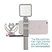 Ulanzi PT-1 Microphone Cold Shoe Plate, Hand Video Grip Microphone Hot Shoe Stand Rig Bracket for Ulanzi Iron Man II ST-03 ST-01 Phone Tripod Mount Adapter