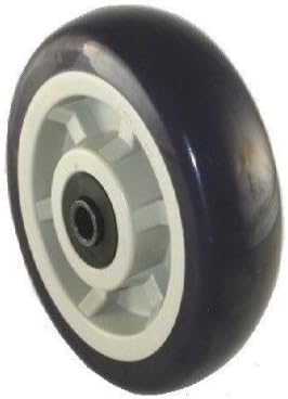 Patriot 5" x 2" Polyurethane Wheel with 1/2" ID Blue (One)/800# Cap.