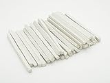 White Slate Pencils GRADE A FINE THICK - Natural Lime Stone Chalk Pencils for Chalkboard, Fabric Metal to Write, Sketch, Draw and Edible (Pack of 30) by Rawsimple (1 set of 30 pencils)