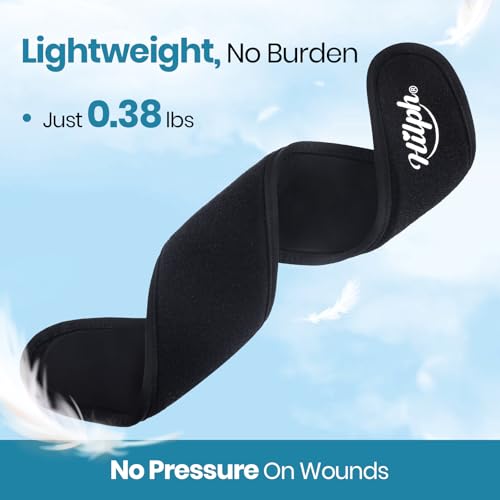 Hilph Neck for Cooling Pads, Flexible Neck Ice Pack for Tonsillectomy, Reusable Ice Pack Gel Relieves Neck Pain, Sports Injuries, Swelling, Cervical Spine Surgery