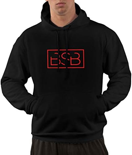 ALIGEGE Women's Classic Backstreet Boys Tees Black Printed Design Long Sleeve Hoodies for Men and Women