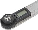 Trend 7 inch Stainless Steel Digital Angle Finder Ruler DAR/200 Silver view 3