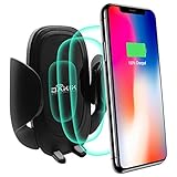 EI Accesorries Wireless Car Charger - Car Wireless Charger for Apple iPhone X/8/8 Plus, Samsung Galaxy Note 8/S8/S8+/S7/S6 Edge+/Note 5 and All QI-Enabled Devices Upgraded 10W, USB Car Charger
