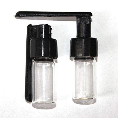 TitanOwl Two Clear glass vial with spoon top