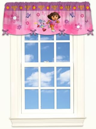 Nicklodeon Dora Day Camp Polysatin Valance