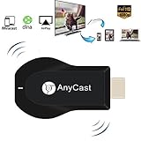 WiFi Display Dongle Receiver 1080P HDMI TV Stick Miracast Media Streamer for Phone Screen Mirroring to TV Support Miracast & Airplay & DLNA