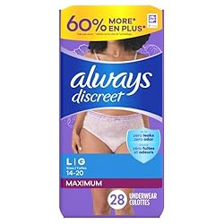 Always Discreet Adult Incontinence Underwear for