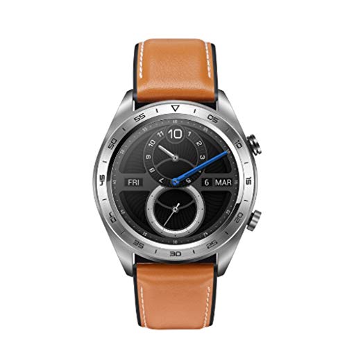 Shaoshao_Huawei Honor Watch Magic Smart Watch 1.2 inch HD AMOLED Color Screen Outdoor Sport Sleep Swimming Mountain (Brown)