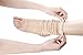 DJMed Leg Skin Protectors – Protective Leg Sleeves, for Sensitive Skin, Help Protect from Tears & Bruising – Pair, Tan (Medium/Regular)