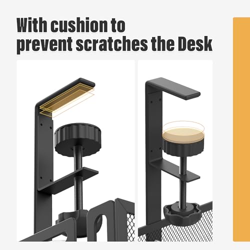 Under Desk Cable Management Tray Long 1 Pack A non drilling table cable basket for storing extension cords, a screw free and tidy wire organizer clip, suitable for homes, offices,kitchens, etc