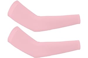 JUSDIQIR UV Sun Protection Cooling Arm Sleeves, Outdoor Sports Ice Silk Sun Compression Arm Sleeve for Men Women Teenager