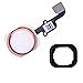 Home Button Key with Flex Cable and Rubber Ring Replacement Part for iPhone 6s and 6s Plus (Rose Gold)