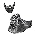 SODIAL(R) Skull Skeleton Airsoft Paintball Half Face Protect Mask For Halloween
