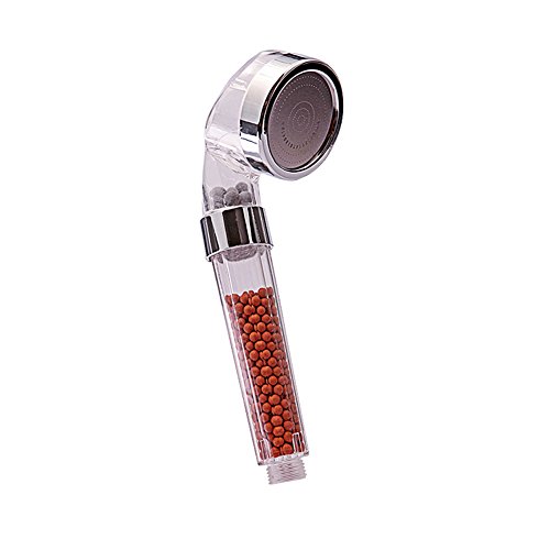 Joyful Store-give me 5 Filtered Hand Held Shower Head Negative Ionic High Pressure Rainfall Spa Water Saving, Purifies Water, Remove Chlorine white