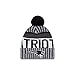 NFL New England Patriots Adult Men Cold Weather Black & White Sport Knit Beanie,OSFA,Black