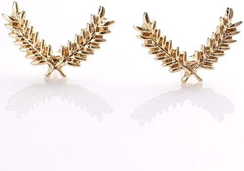 Huaco Fashion Celebrity Designer Inspired Gift Fashion Safety Pin Brooch Pendant with Beautiful Created for Elegant (Lovers' Wheat Ear)