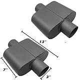 PAIR of Single Chamber Performance Mufflers 3