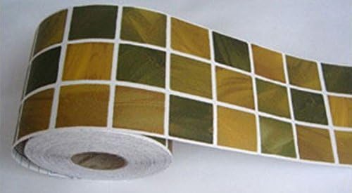 mosaic art Self-adhesive Mosaic Wall Paper Sticker Tile Floor Kitchen Bathroom Waterproof mosaic art tiles (1)