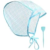 Hair Coloring Kit Highlight Cap Hair Coloring Dye Cap Frosting Cap with Plastic Crochet Hook for Dyeing Hairdressing (1 Pc)