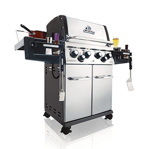Broil King Regal S490 Pro- Stainless Steel - 4 Burner Propane Gas Grill - Thumbnail 2