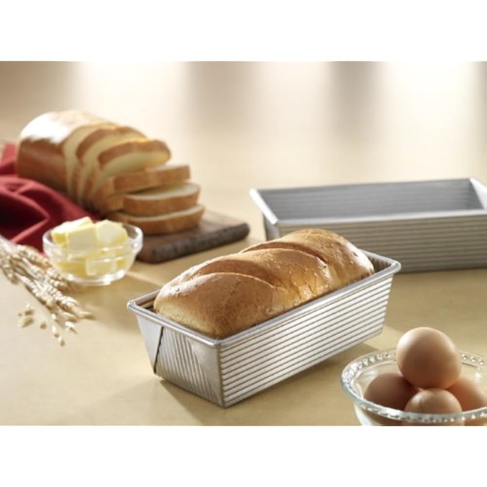 USA Loaf Pans Pan Bakeware Aluminized Steel 1140LF 8.5 X 4.5 3 Inch