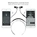 Coolcat Bluetooth Headphones V4.1 Wireless Neckband Stereo Noise Cancelling Earbuds Bluetooth Headset with Mic for iphone and Samsung Cell phone (Spacy Grey)