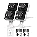 Zmodo Wireless Security Camera (4 Pack) Smart HD WiFi IP Cameras with Night Vision (Renewed)