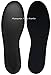 Happystep Cotton Terry Cloth Insoles, Barefoot Shoe Inserts, Sweat Absorption, Odor Control, Moisture-Wicking, Washable and Reusable, Zero Drop Shoe Insoles, 2 Pairs of Black (Women Size 9)