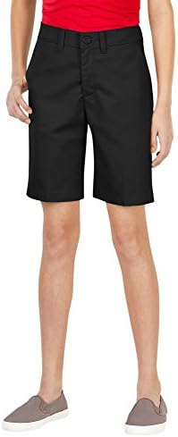 Dickies Girls’ Flex Waist Slim Fit Flat Front Short