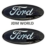 2 pcs SET 2005-2014 Ford F150 Black Oval 9