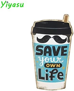 SAVE LIFE DRINK Irregular Vintage Tin Sign Bar Pub Home Cafe Room Store Metal Wall Decor