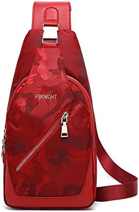 Sling Chest Bag Shoulder Backpack Waterproof Breathable Cross Body for Man Fashion Travel Nylon Bicycle Chest Bag