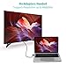 CHOETECH USB C to HDMI Cable(4K@60Hz) 90 Degree USB Type C to HDMI Cable Braided (6ft/1.8M) Thunderbolt 3 Compatible with MacBook Pro/MacBook Air/iPad Pro, Surface Book 2, Samsung Galaxy Note 9/S9