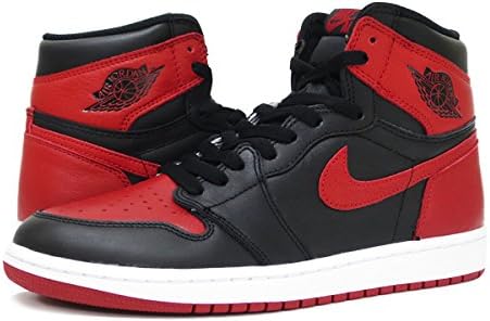 Air jordan 1 retro high og black varsity red white Clearance