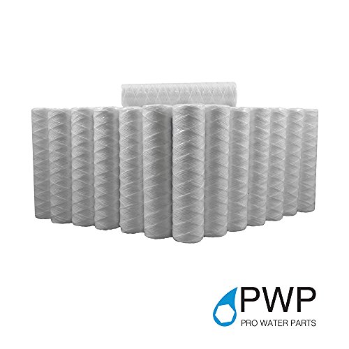 String Wound Sediment Water Filter Cartridge Standard 2.5x10 5 Micron 50 Pack - Thumbnail 3