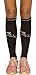 Graduated Calf Compression Shin Sleeves: (1 Pair) Footless Leg Guard and Athletic Running Sleeve for Recovery and Shin Splint Support