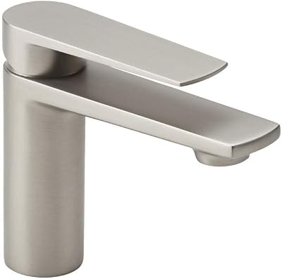 Milano Hunston Mono Basin Mixer Tap Lever Handle Brushed Nickel Single Hole